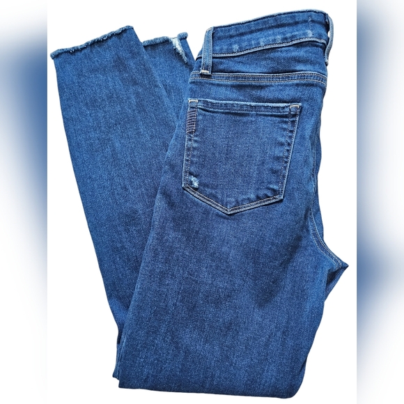 Paige "Verdugo Ankle" Jeans with manufacturers distressed marks, size 28 - Picture 7 of 10